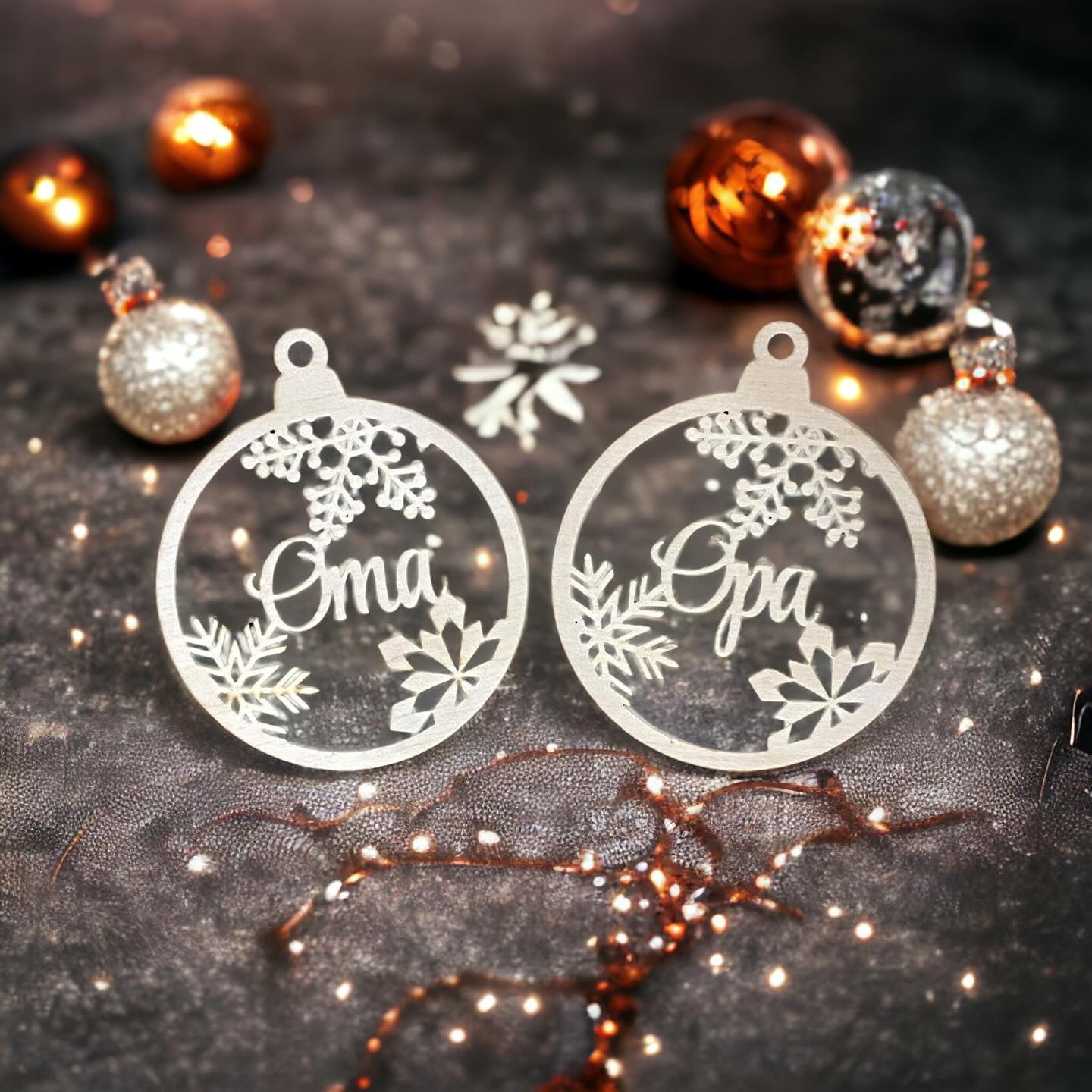 Weihnachtskugel "Opa"