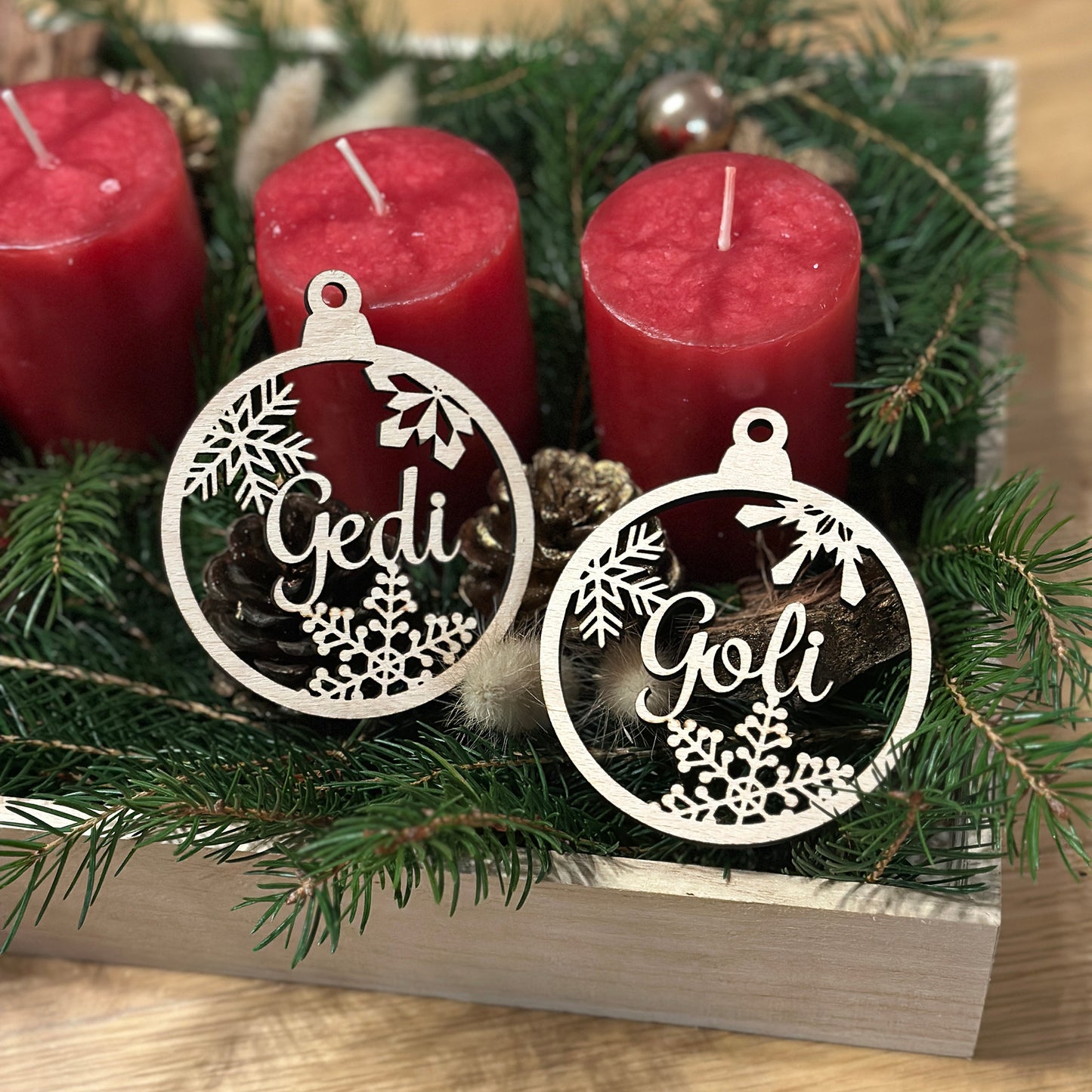 Weihnachtskugel "Goli"