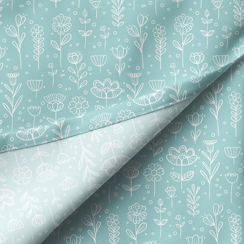 Exklusivdesign "FLORALINE" mint