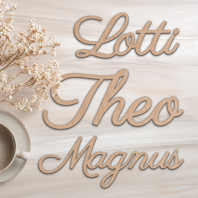 Schriftzug aus Holz Style "Paris"