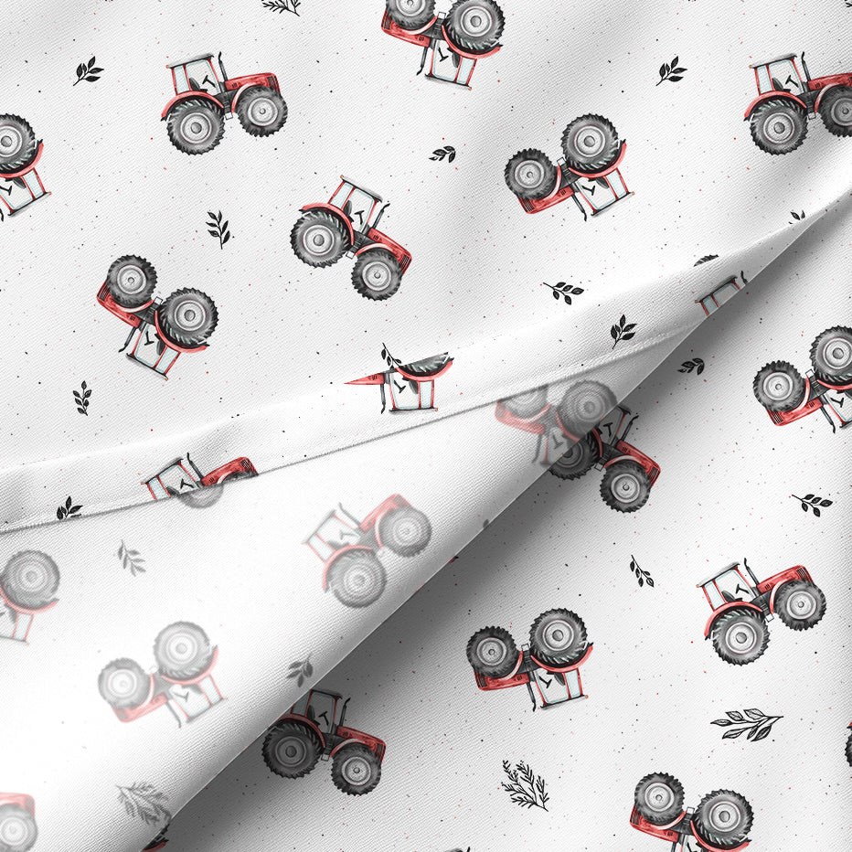 Exklusivdesign "TRAKTOR AQUARELLE" lovely red