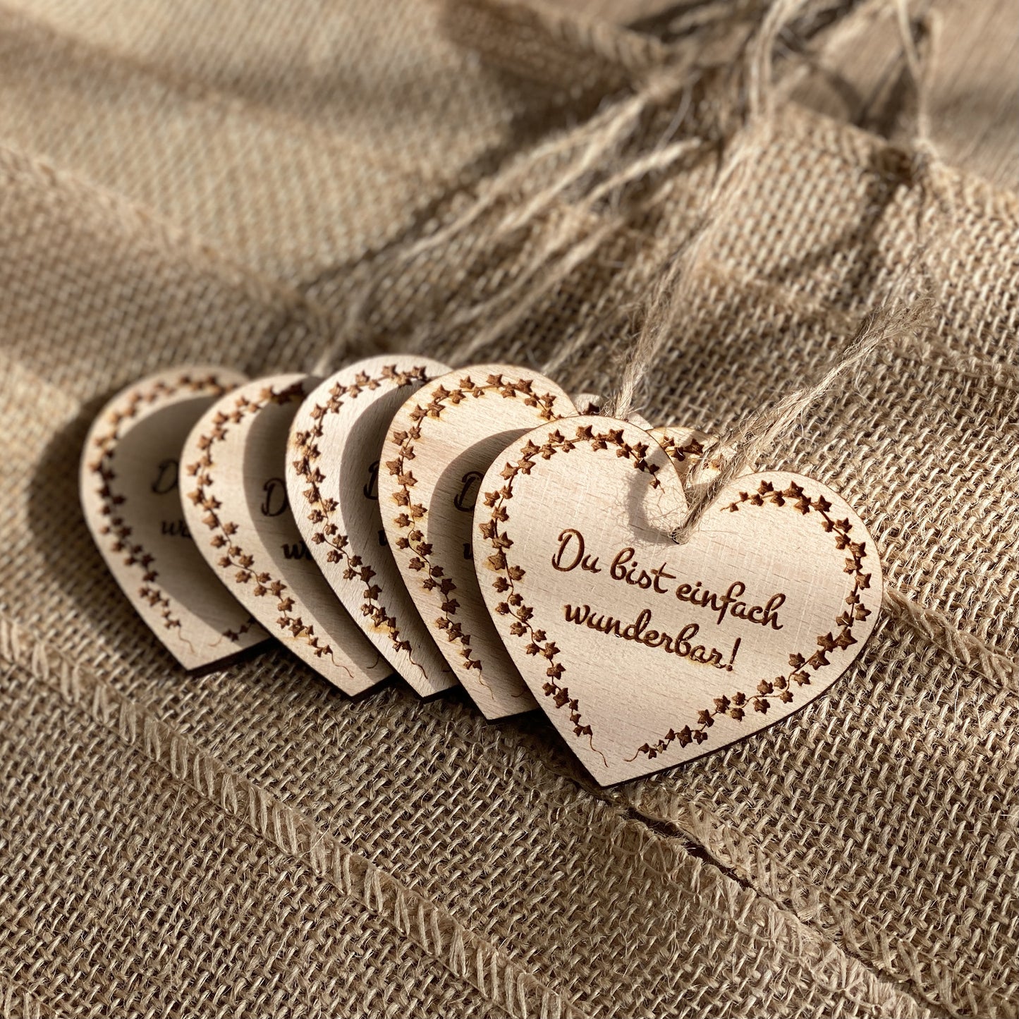 Herz-Anhänger "Du bist einfach wunderbar"