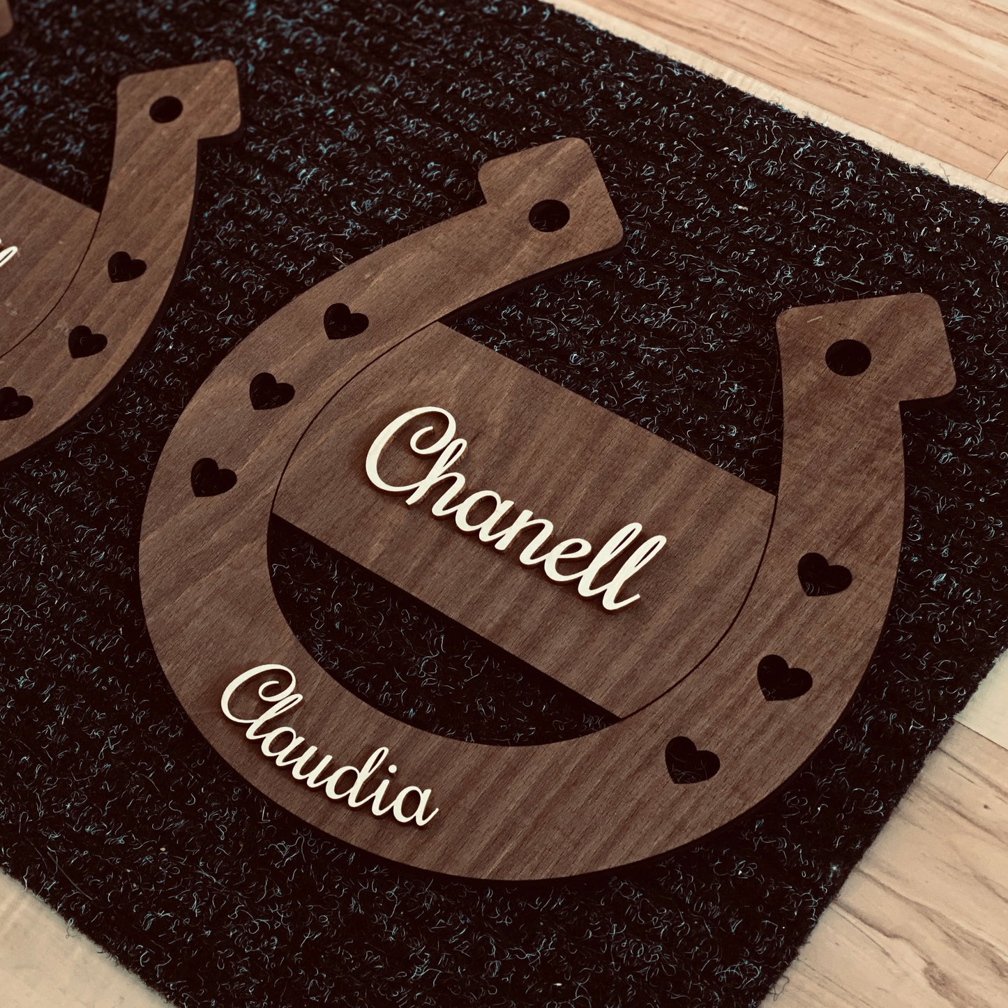 Boxenschild "Hufeisen"