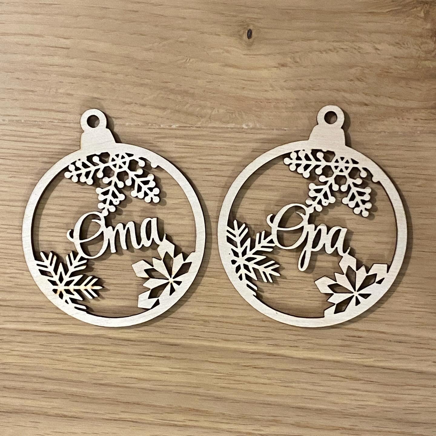 Weihnachtskugel "Opa"