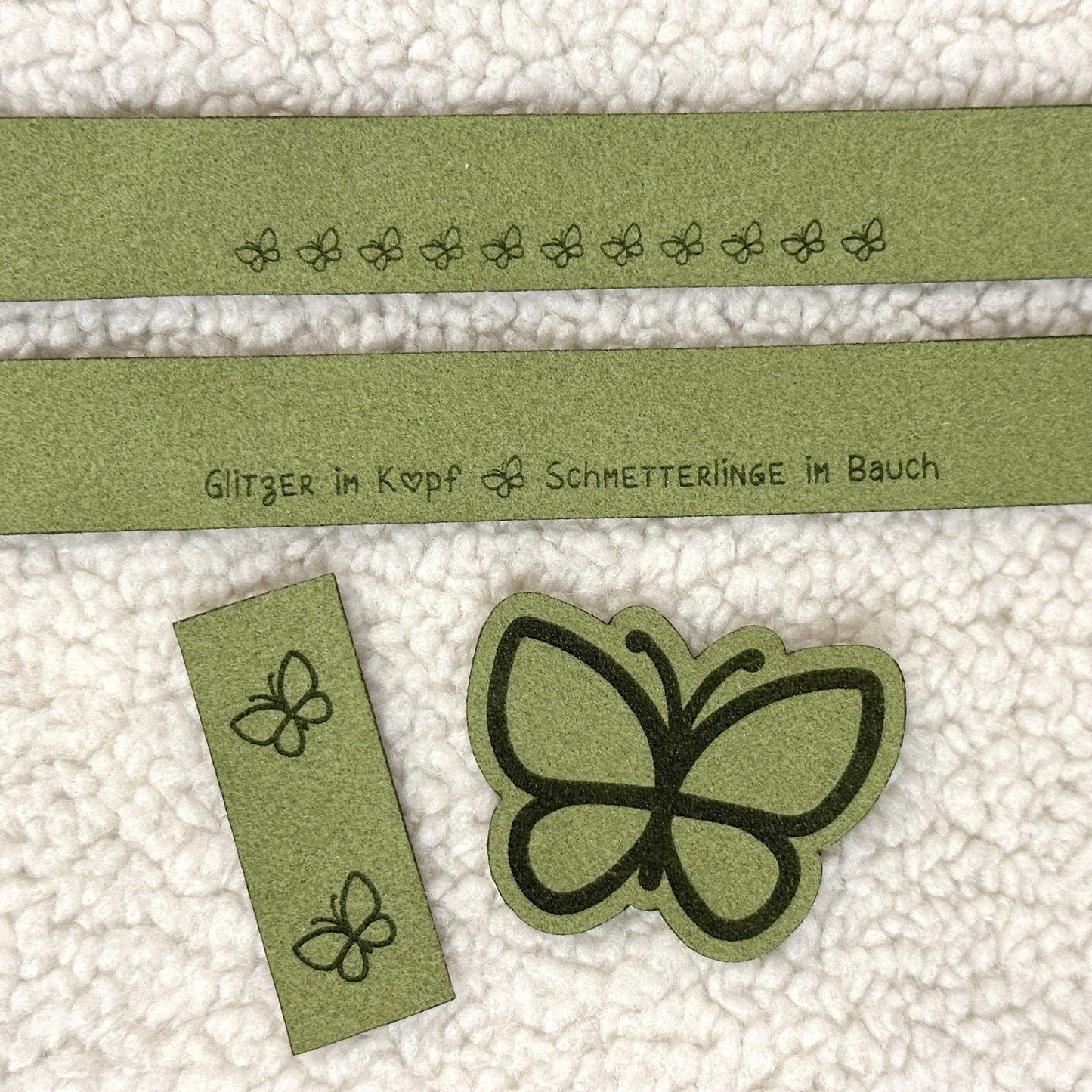 Nackenversäuberung Set "Schmetterling"