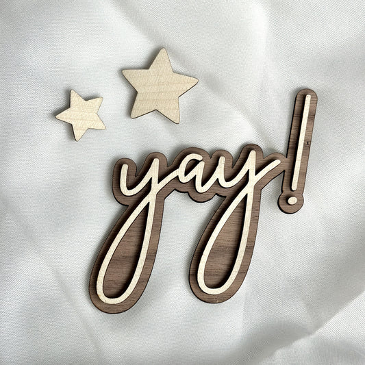 Flatlay Deko Set S "yay"