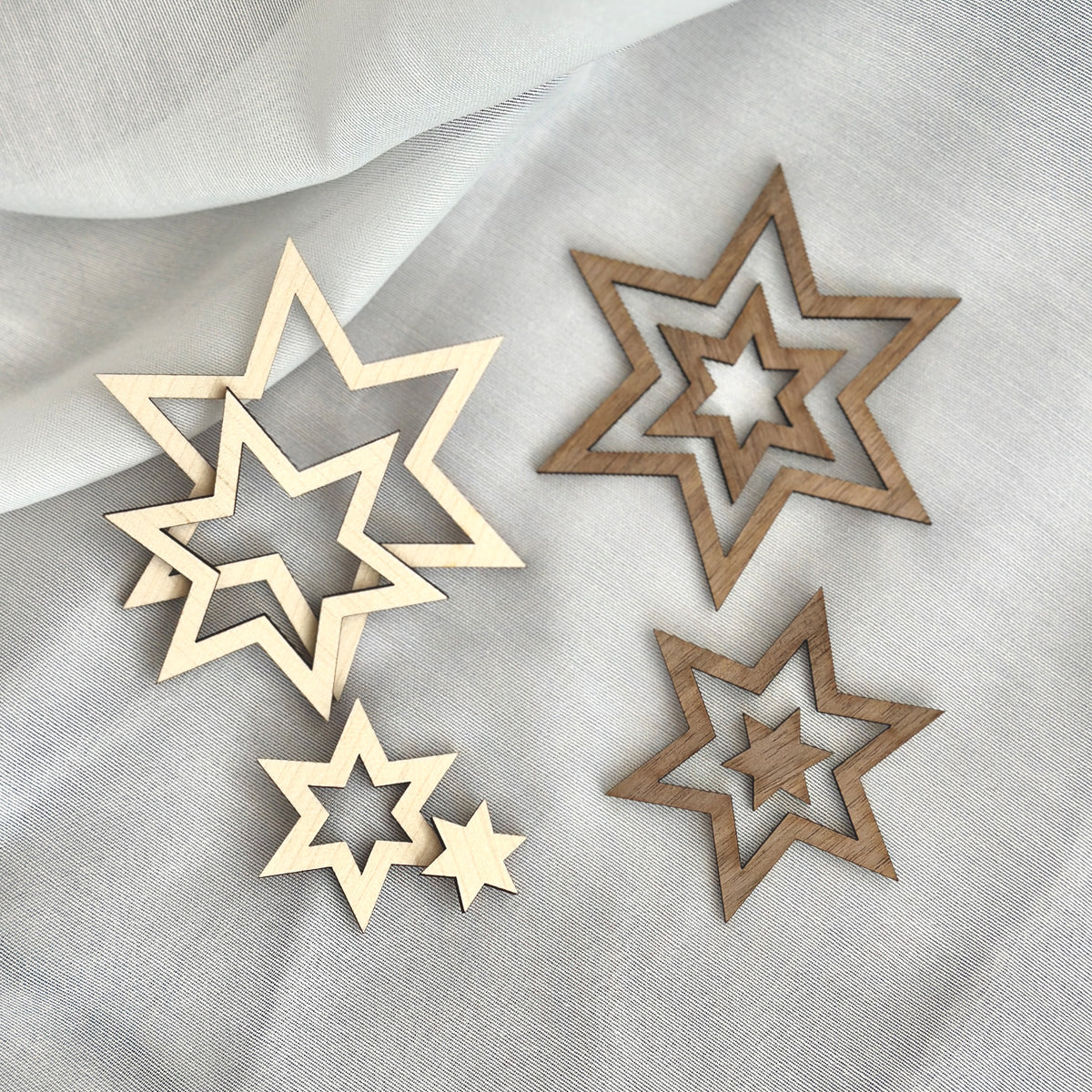 Flatlay Deko Set S "Wintersterne"