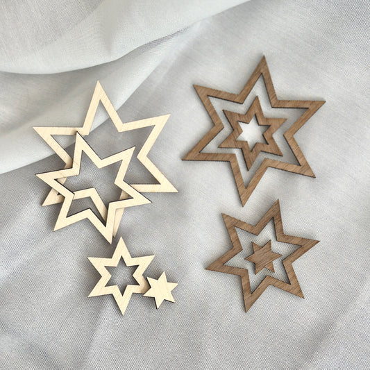 Flatlay Deko Set S "Wintersterne"