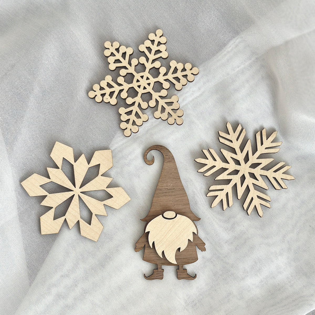 Flatlay Deko Set M "Schneewichtel"