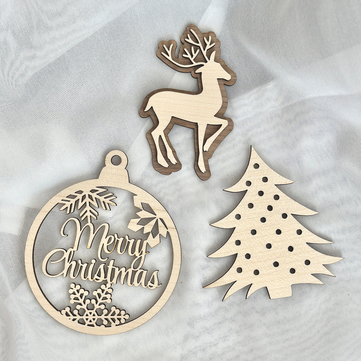 Flatlay Deko Set M "Merry Christmas"