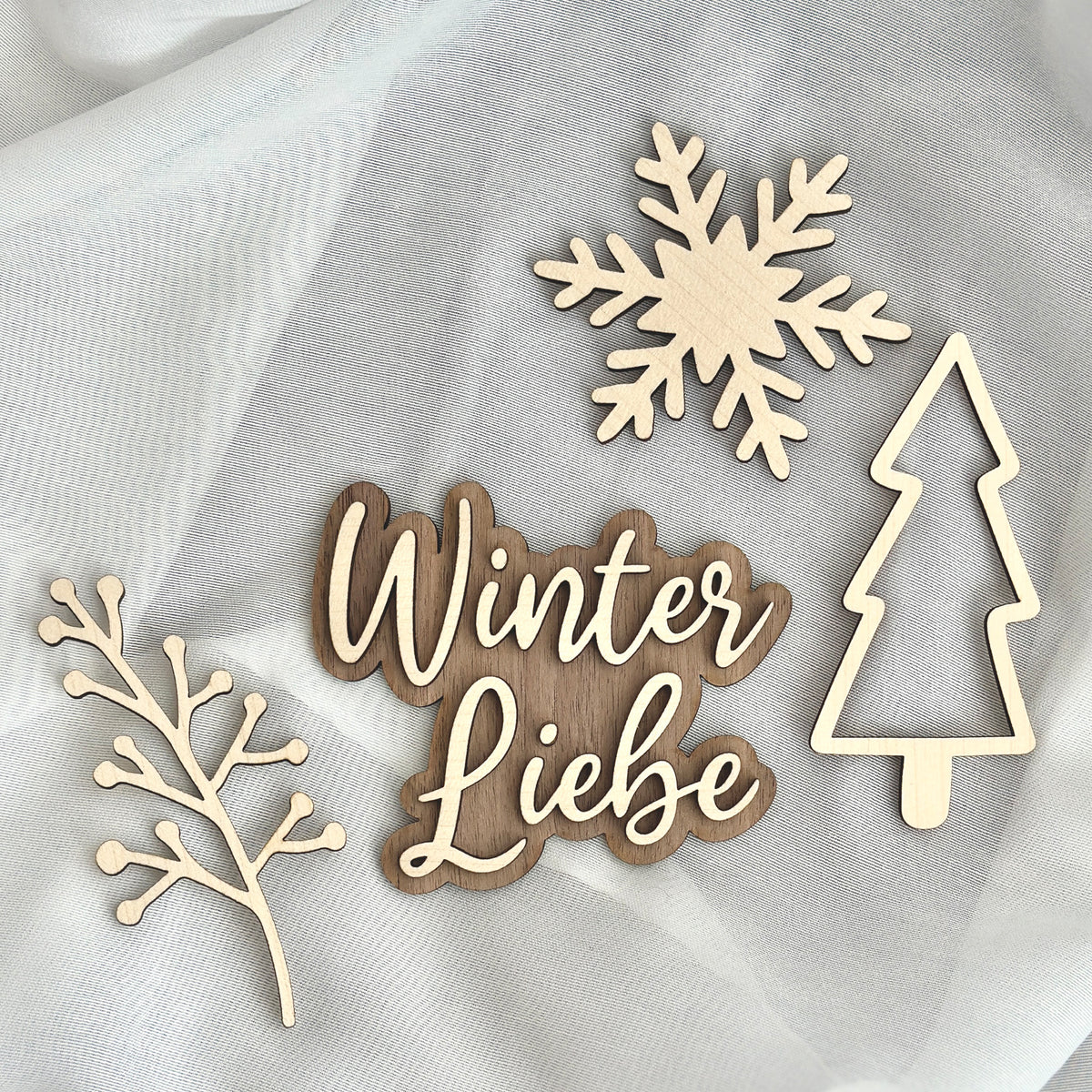 Flatlay Deko Set M "Winter Liebe"