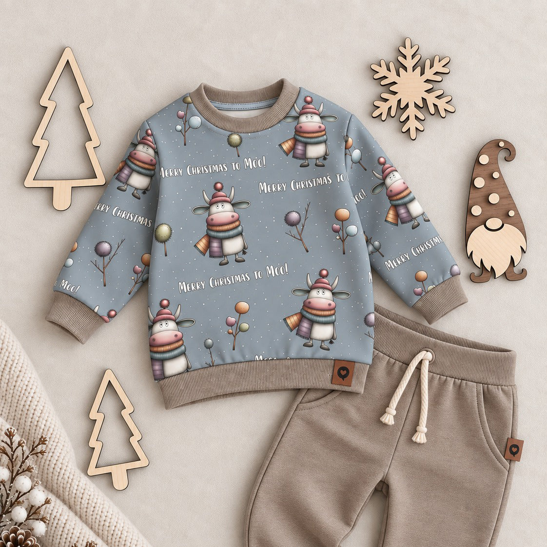 Exklusives Design "Moo Christmas"