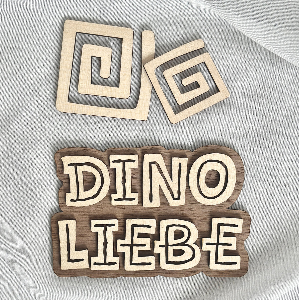 Flatlay Deko Set M "Dino Liebe"