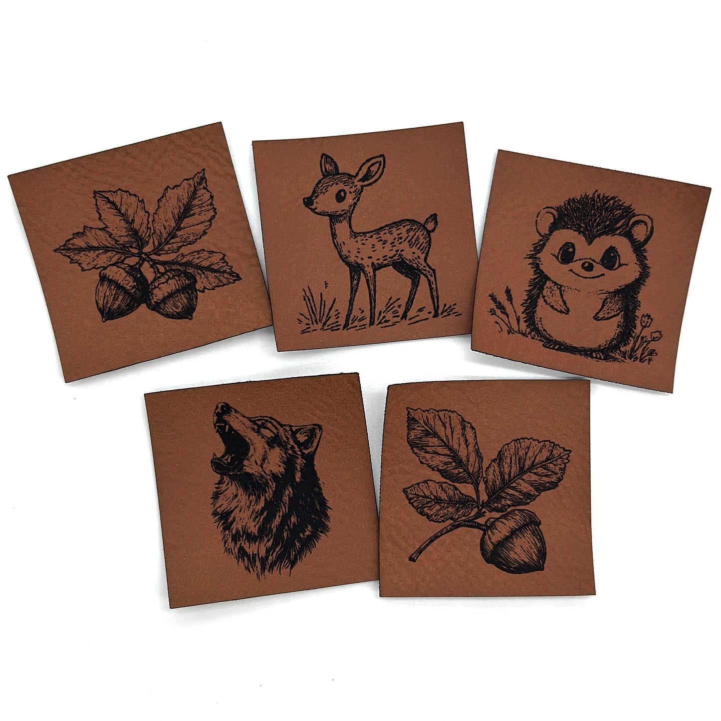 Lagerware 5 Stk. Labels SET "Wald"