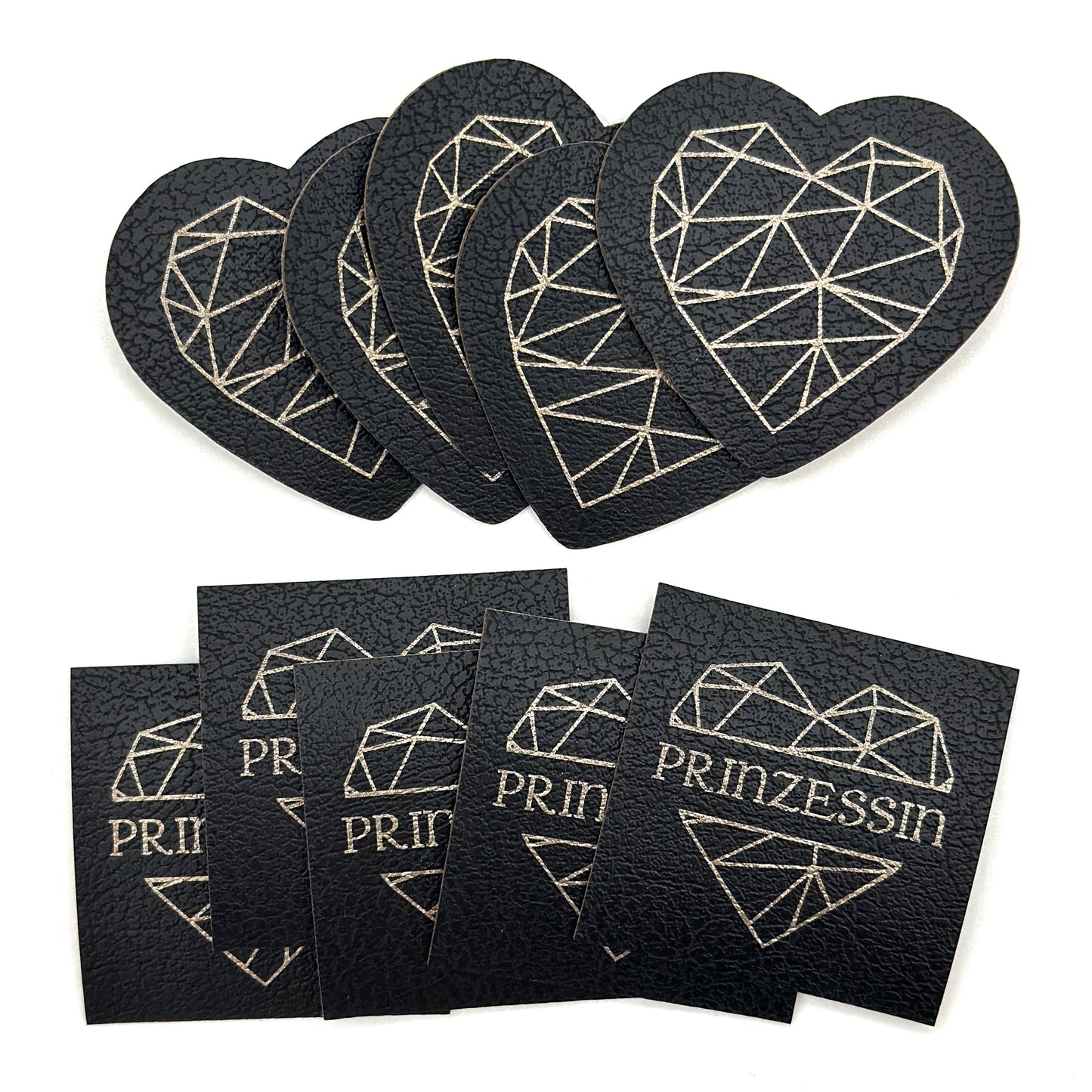 Lagerware 10 Stk. Labels SET "Prinzessin"