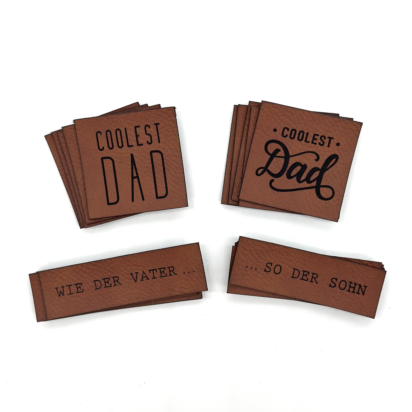 Lagerware 20 Stk. Labels SET "Dad"
