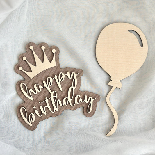 Flatlay Deko Set M "Happy Birthday"