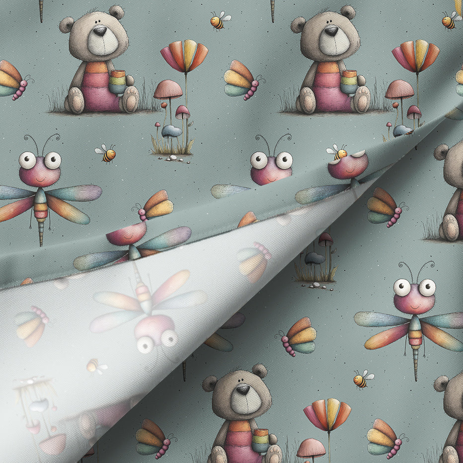 Exklusivdesign "Spring bear and firefly"