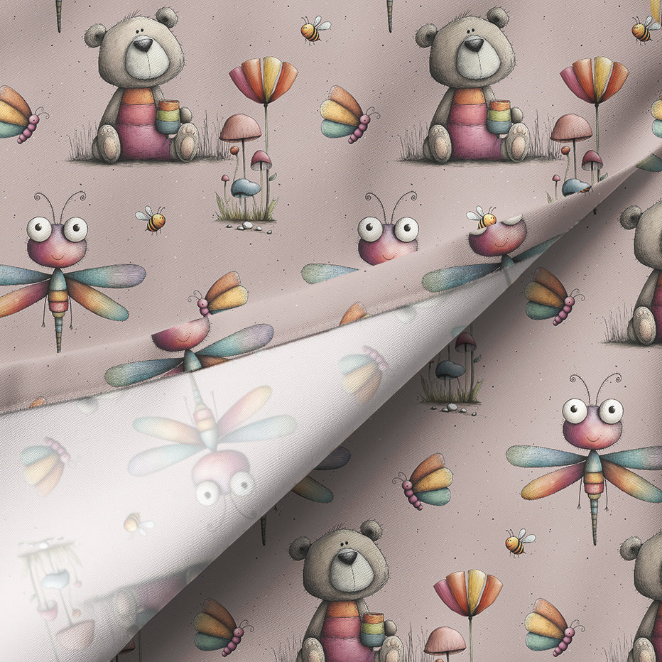 Exklusivdesign "Spring bear and firefly"