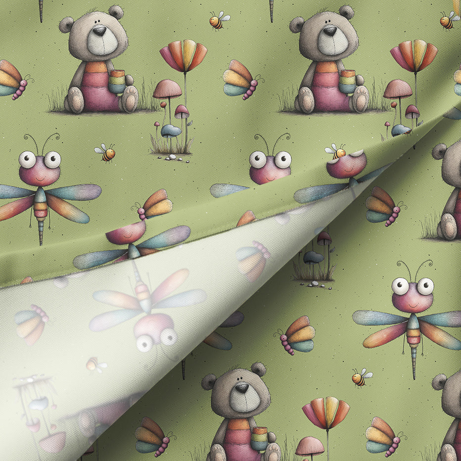 Exklusivdesign "Spring bear and firefly"