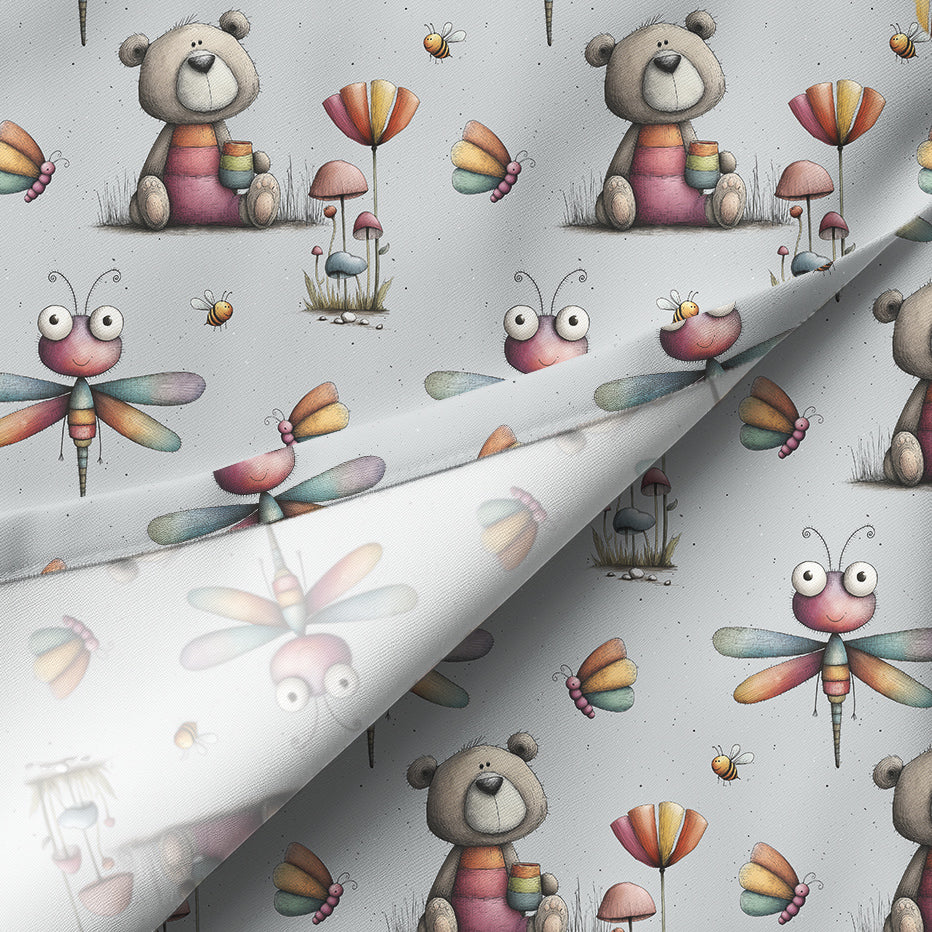 Exklusivdesign "Spring bear and firefly"