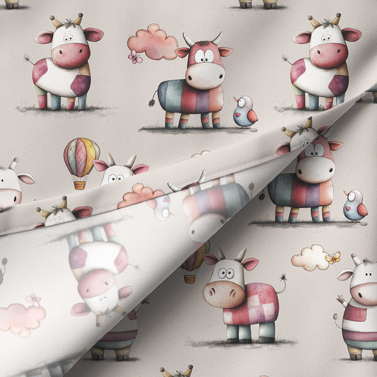 Exklusivdesign "BUNTE MOO" beige