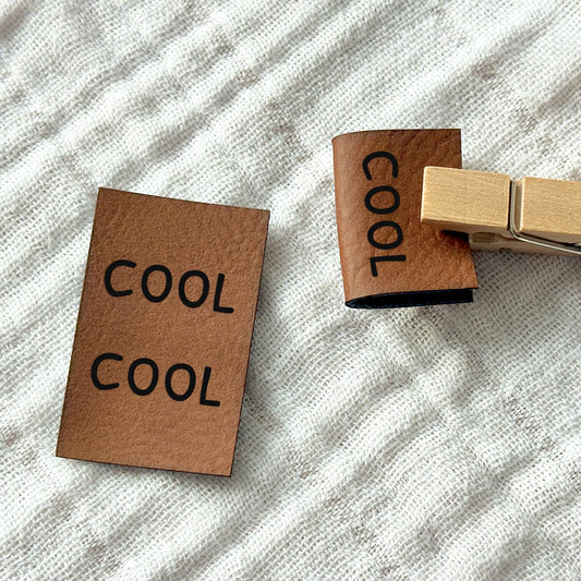 Label zum Einnähen "cool"