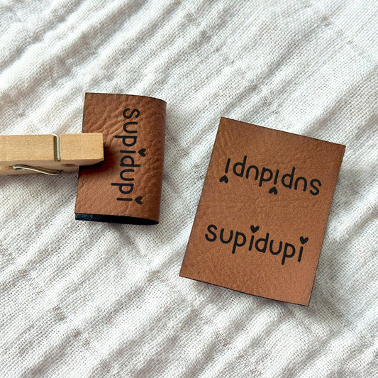 Label zum Einnähen "supidupi"