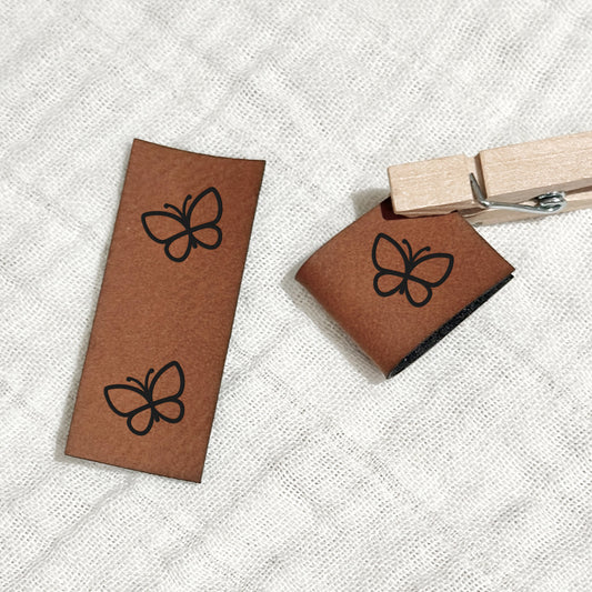 Umschlaglabel "Schmetterling"