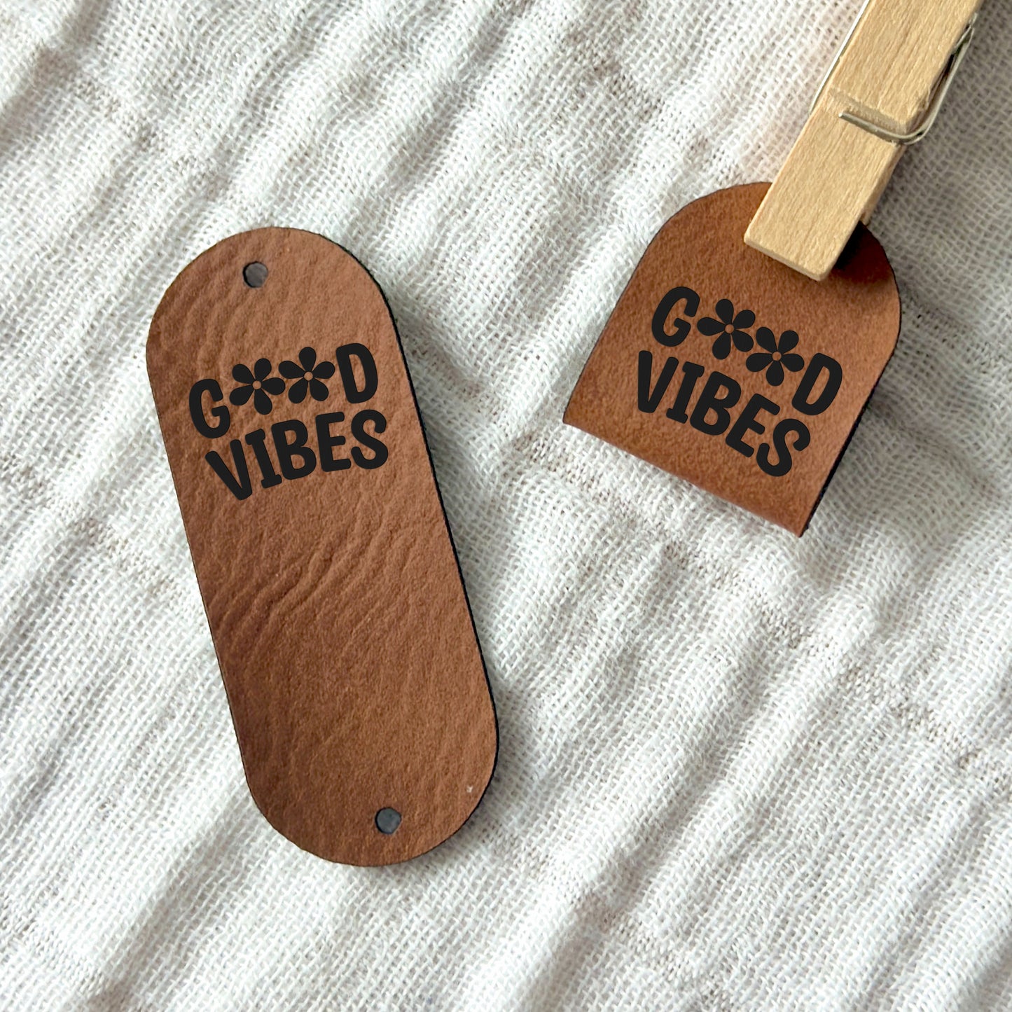 Umschlaglabel "Good vibes" v2