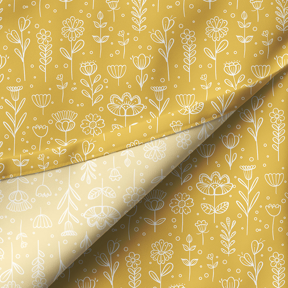 Exklusivdesign "FLORALINE" senfgelb