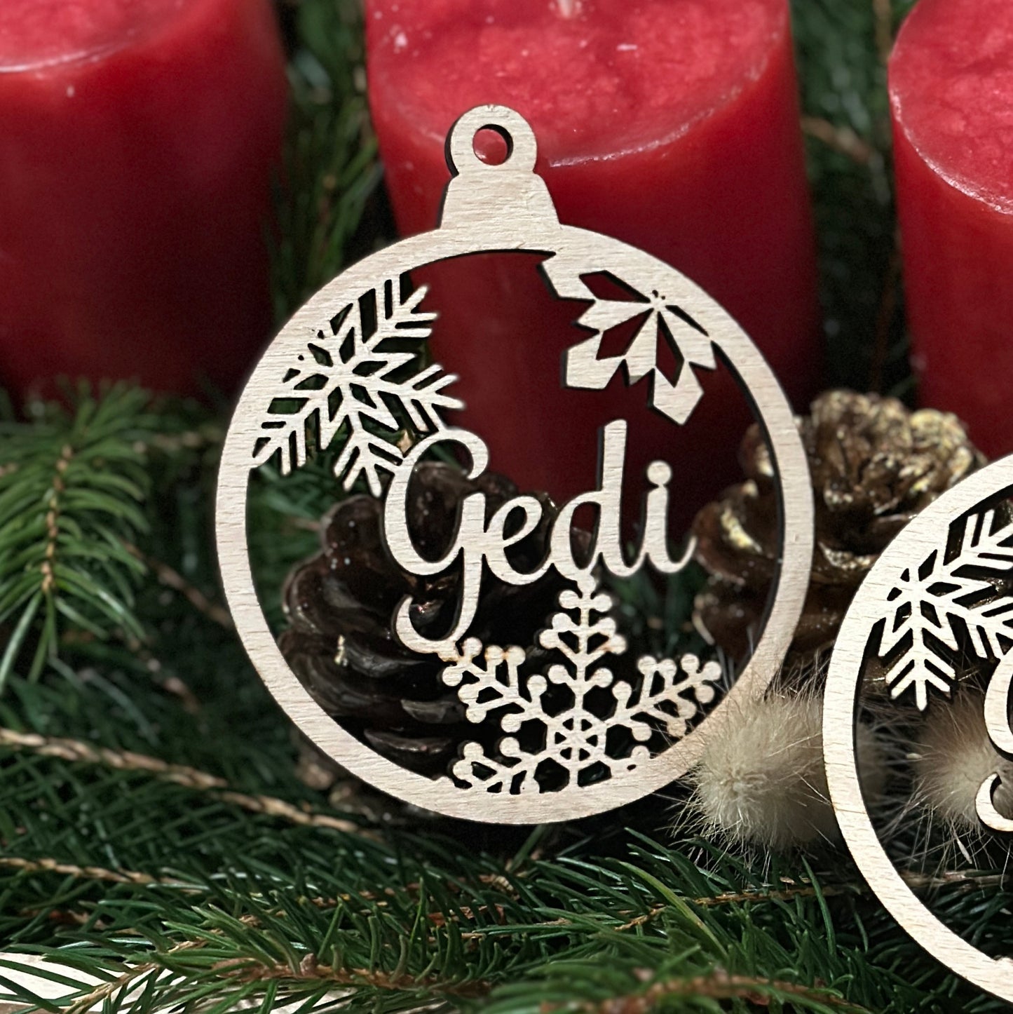 Weihnachtskugel "Gedi"