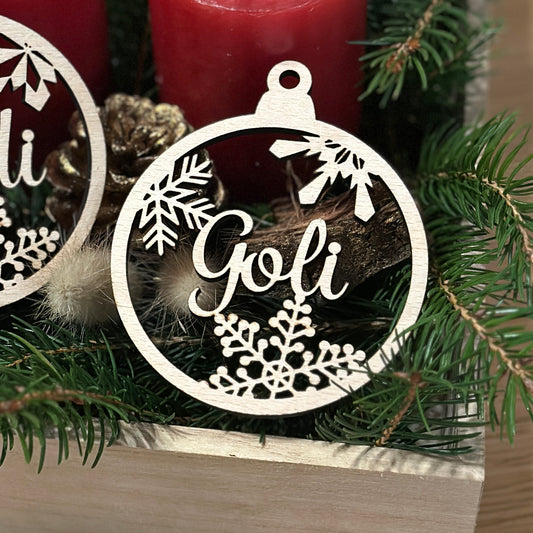 Weihnachtskugel "Goli"