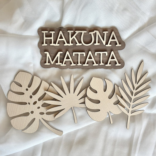 Flatlay Deko Set L "Hakuna Matata"