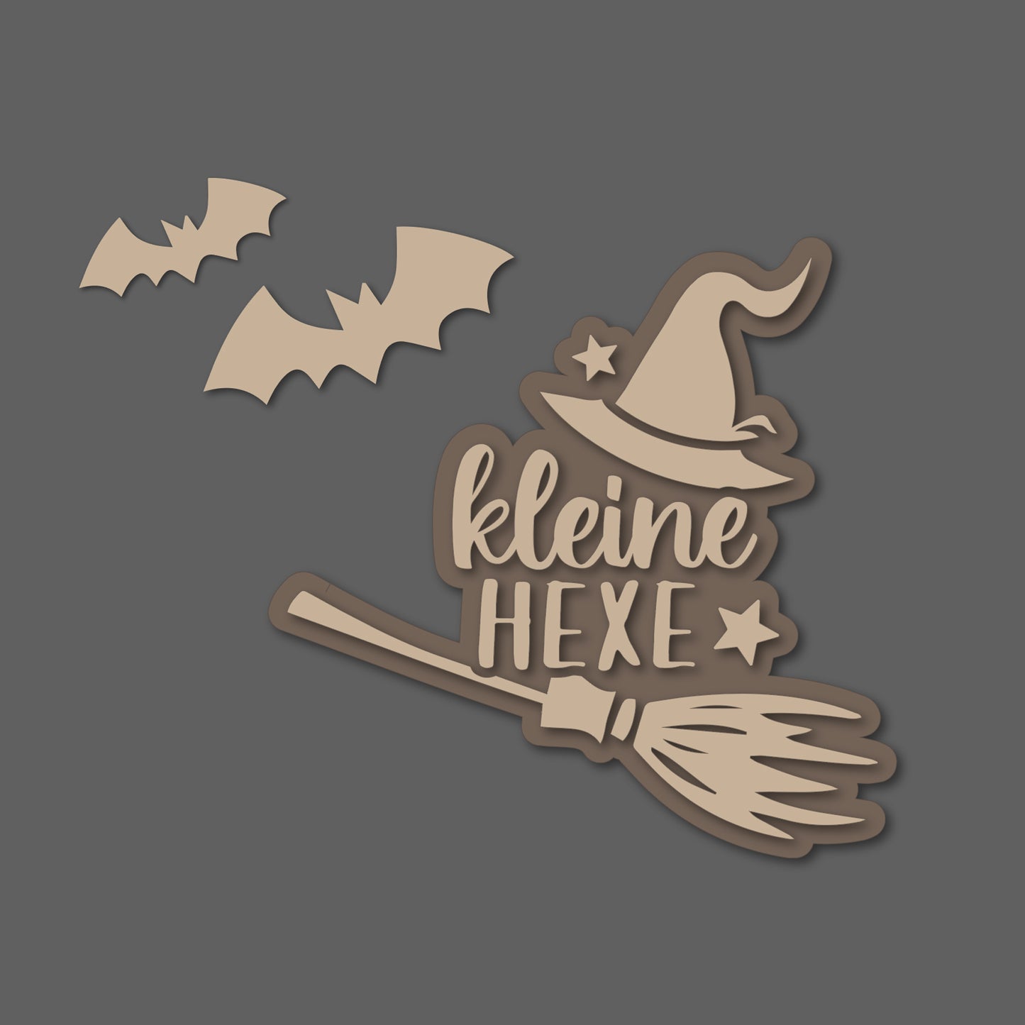 Flatlay Deko Set M "Kleine Hexe"