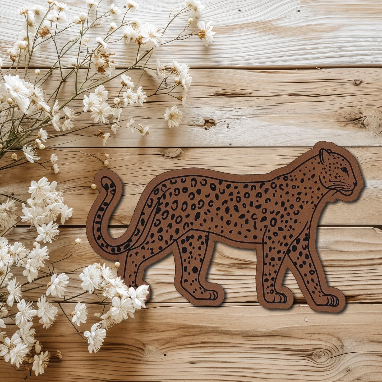 Formlabel "Leopard" gehend