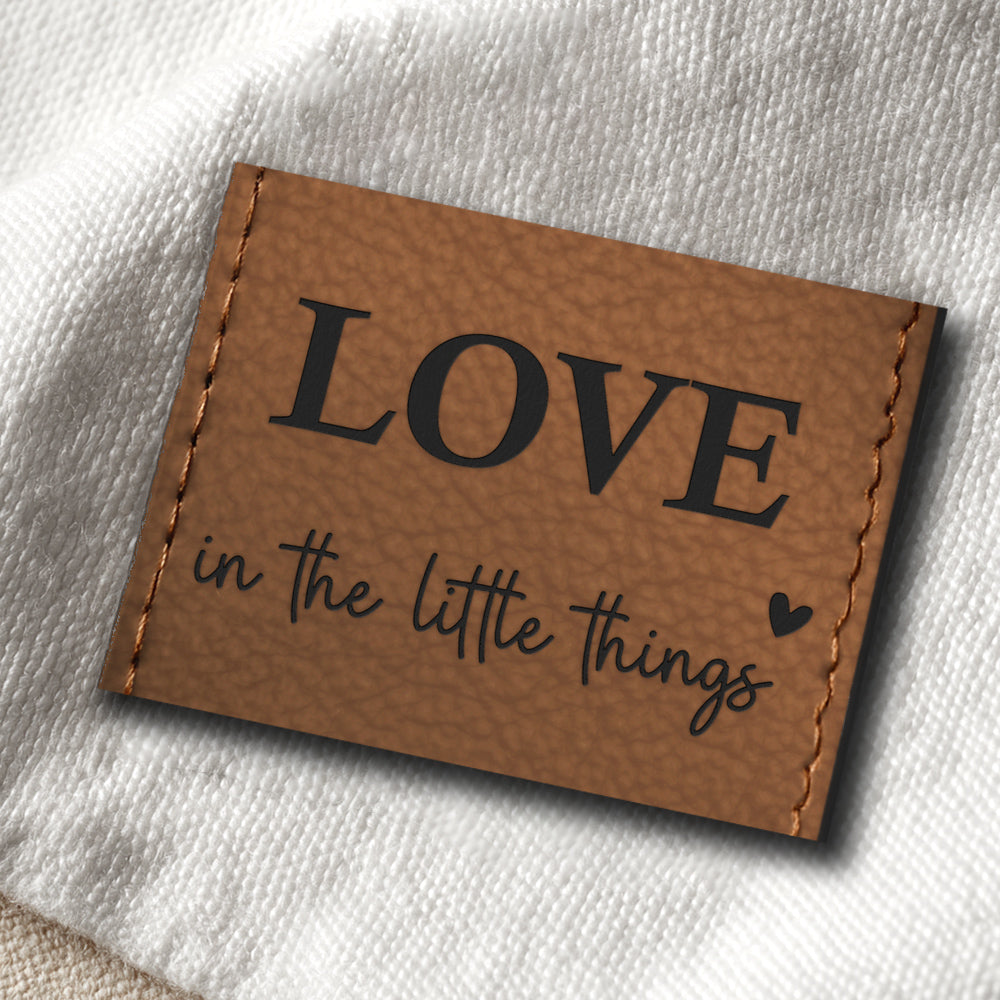 Love in the little things