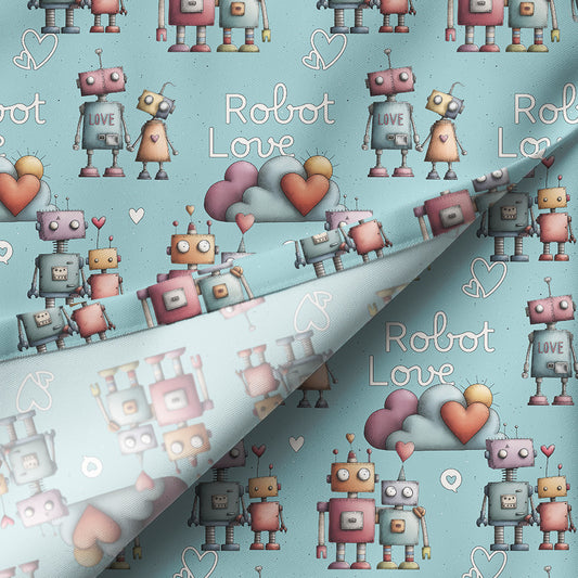 Non-exklusives Design "ROBOT LOVE" mint