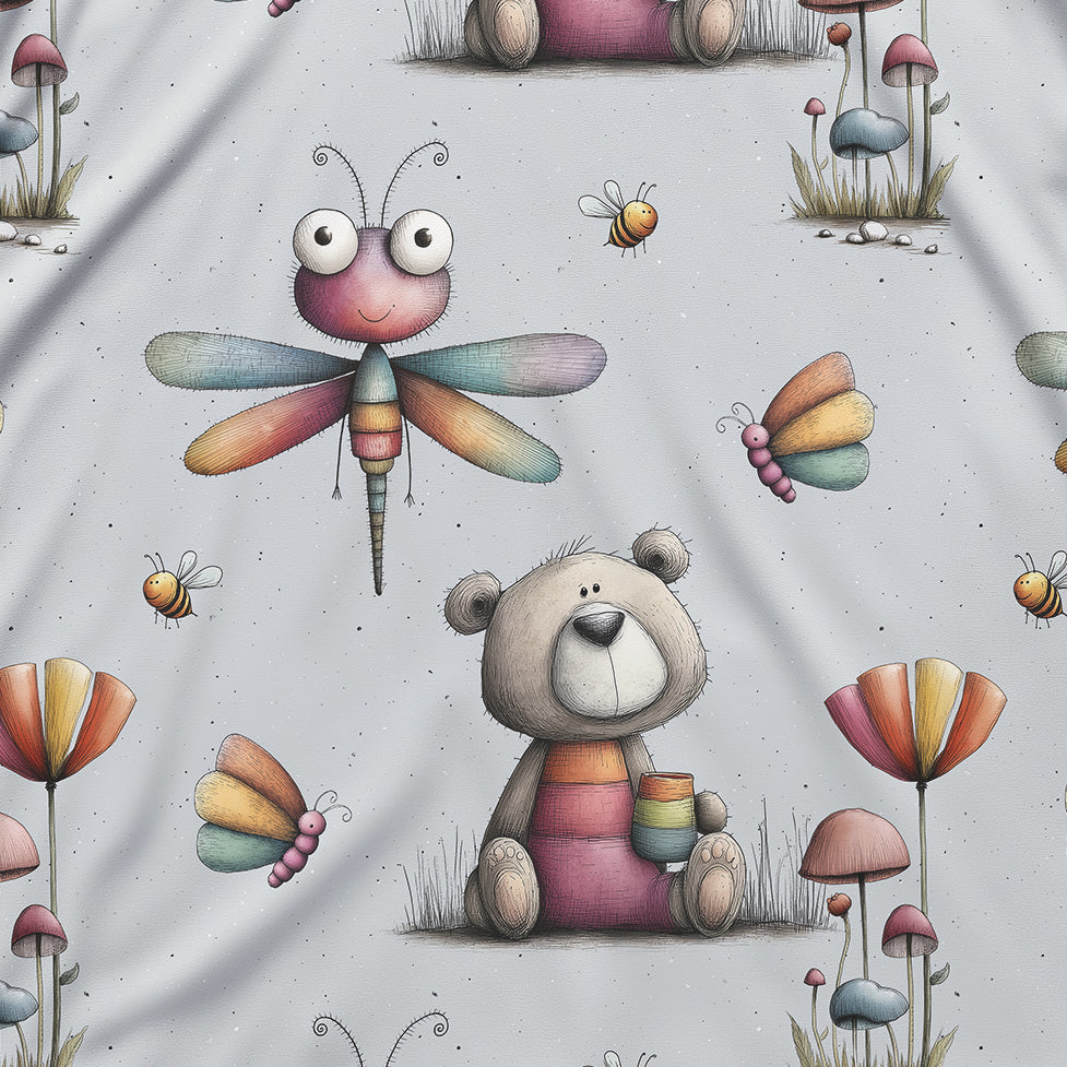 Exklusivdesign "Spring bear and firefly"