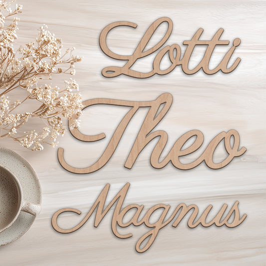 Schriftzug aus Holz Style "Paris"