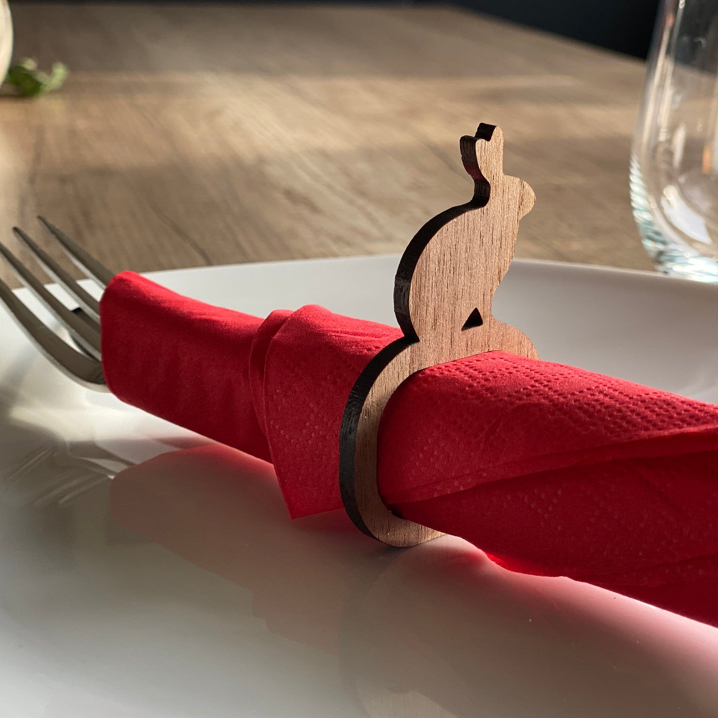 Serviettenringe "Hase" 6er-Set