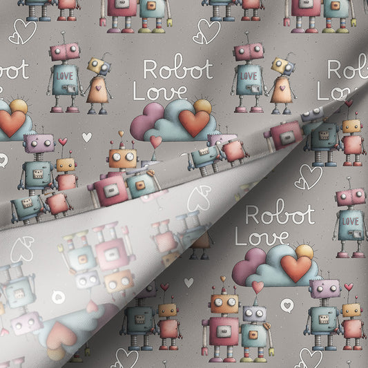 Non-exklusives Design "ROBOT LOVE" terra