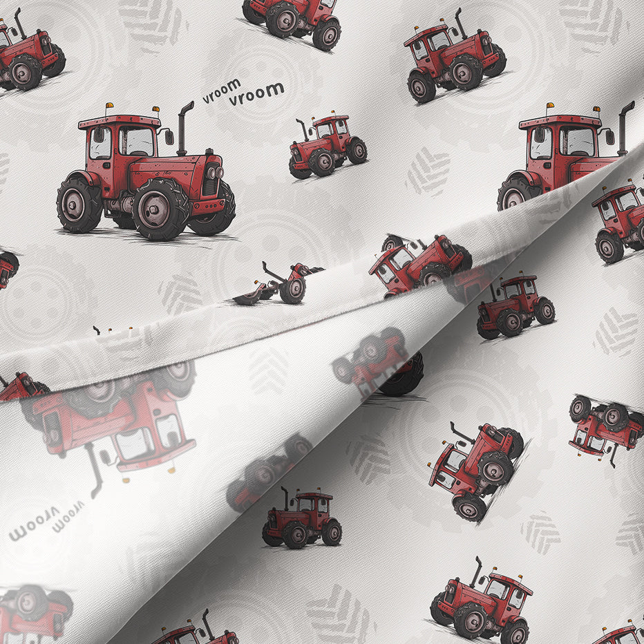 Exklusivdesign "TRAKTOR VROOM VROOM" red