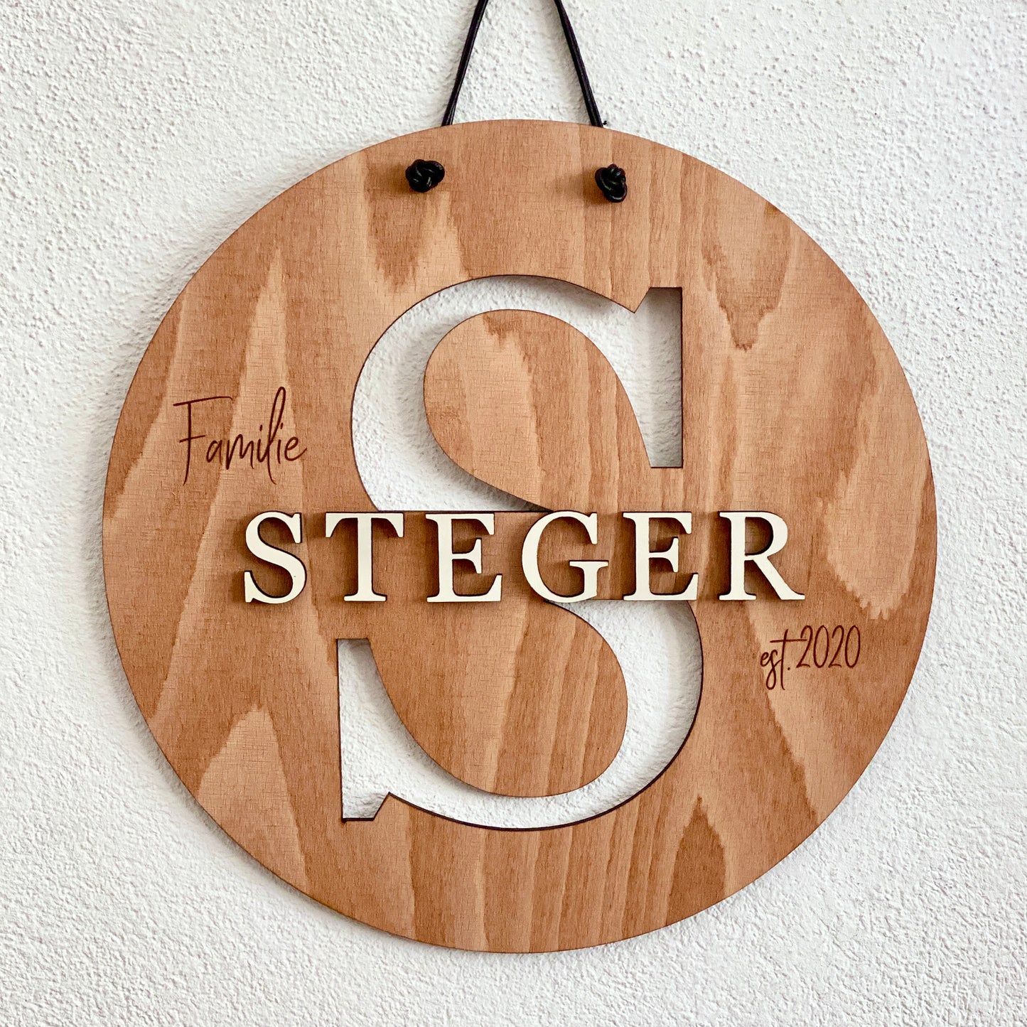 Türschild "Steger"