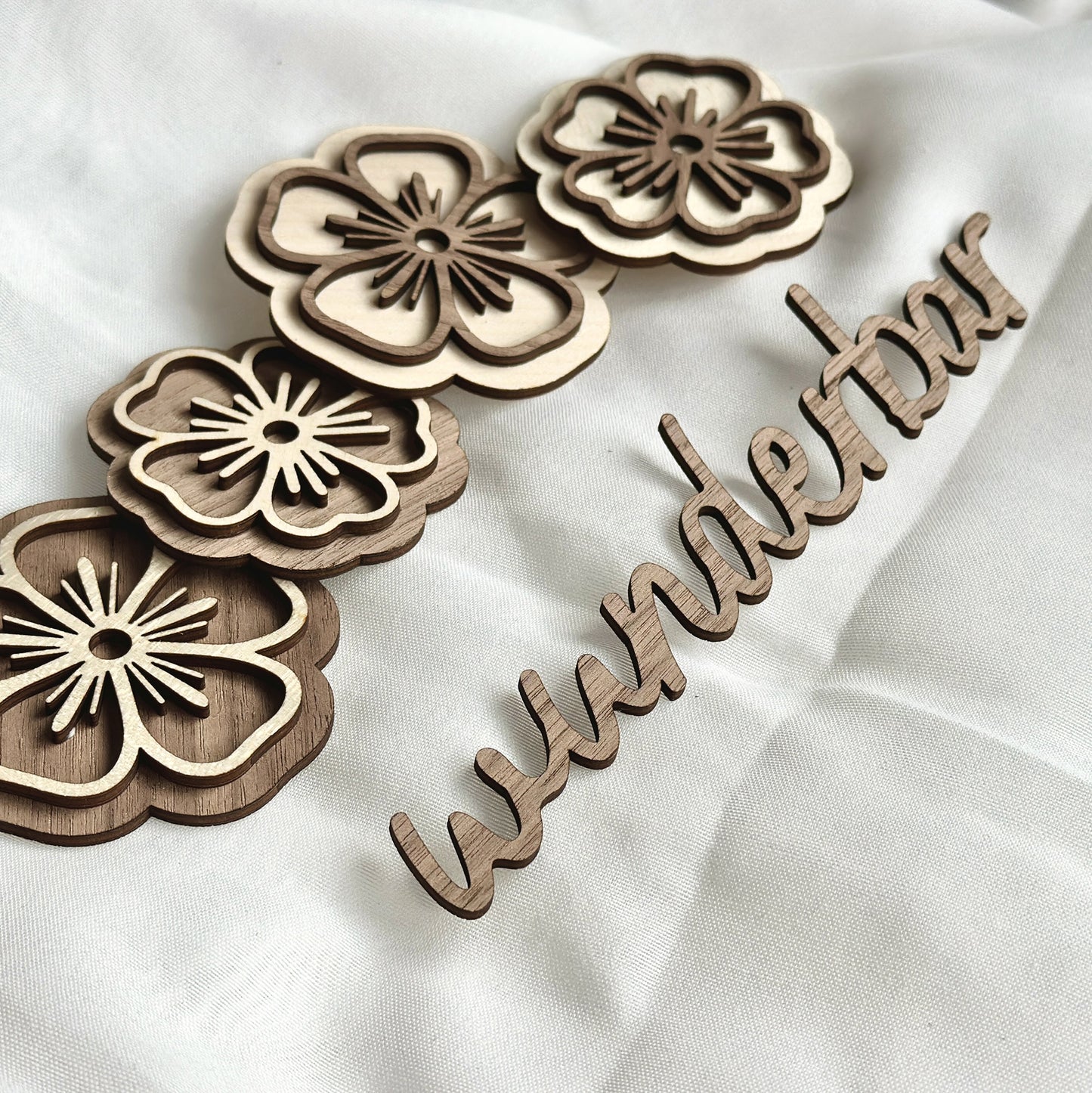 Flatlay Deko Set M "Blüten wunderbar"