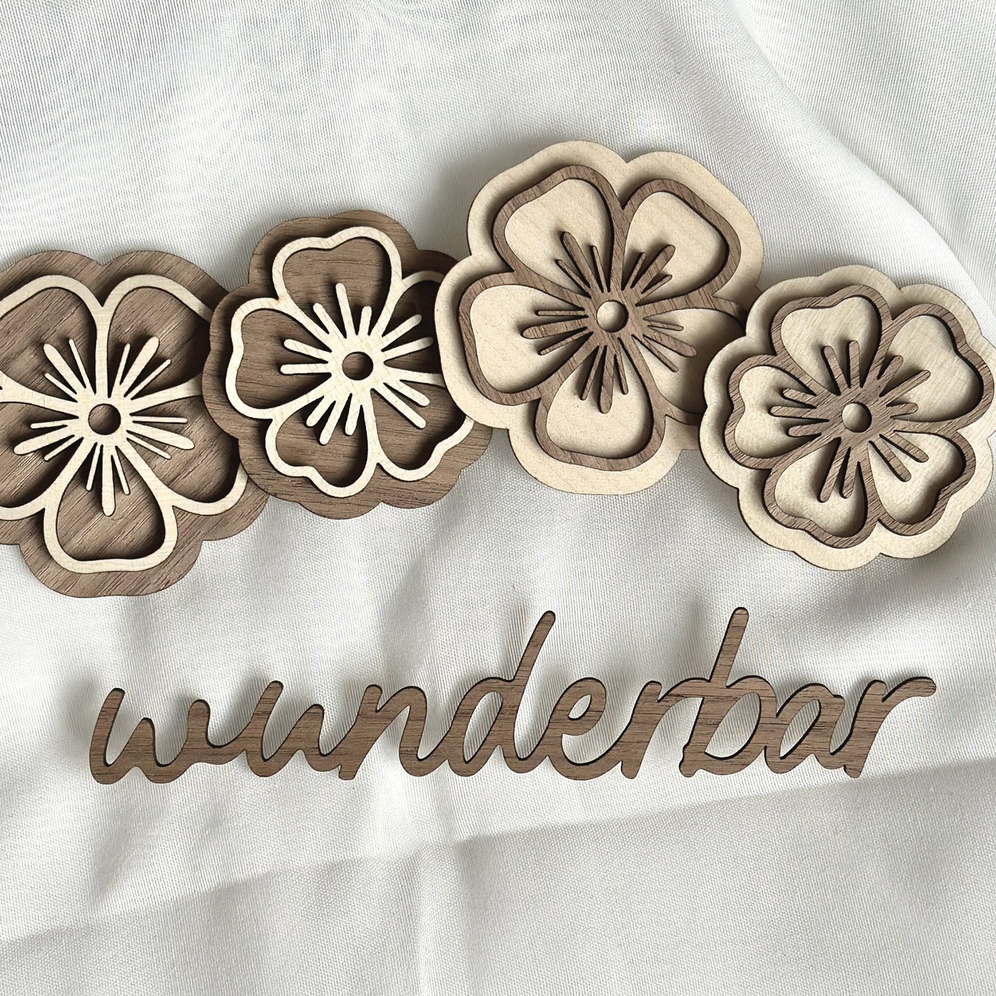 Flatlay Deko Set M "Blüten wunderbar"